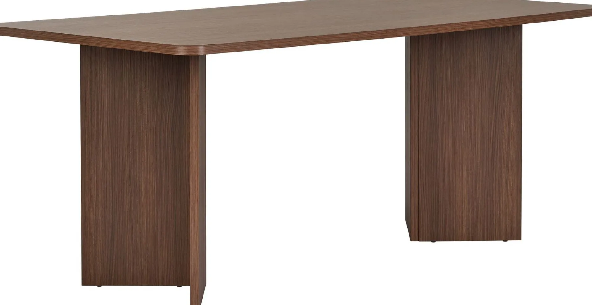 Emob Esstisch Linza - 100% MELAMINE - Walnuss - 75 x 90 x 180 cm