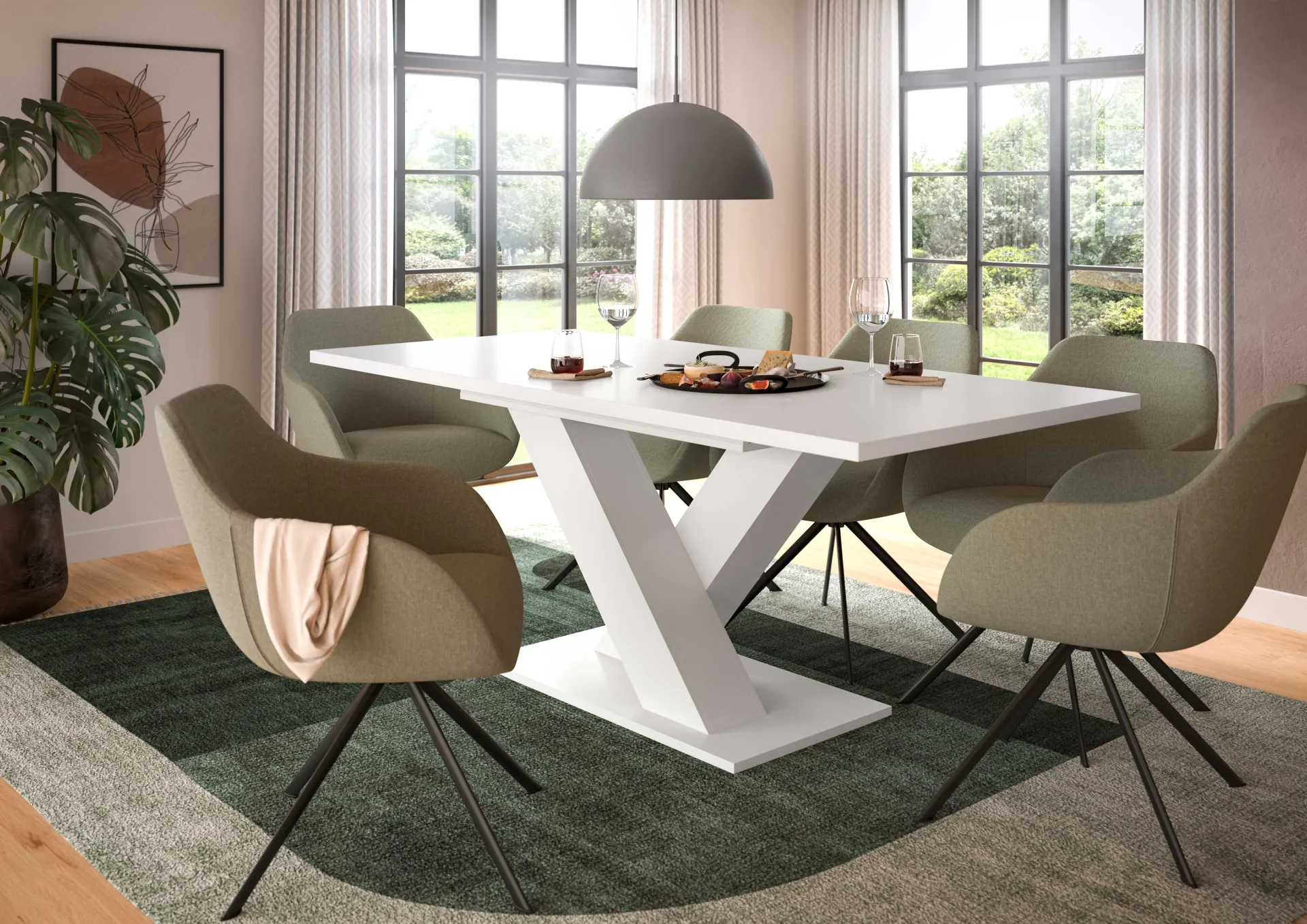 Xonox Esstisch Motion Emob - Ausziehbar 150-190x76x90 cm -