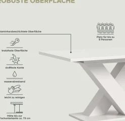 Xonox Esstisch Motion Emob - Ausziehbar 150-190x76x90 cm -