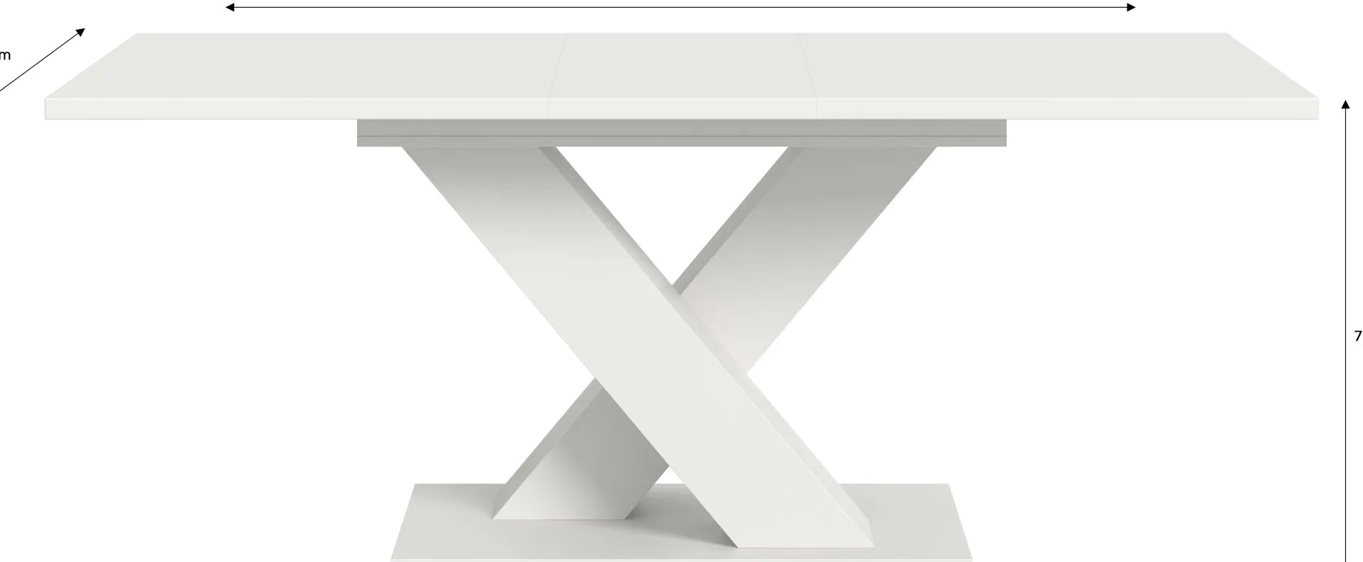 Xonox Esstisch Motion Emob - Ausziehbar 150-190x76x90 cm -