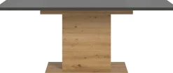 Xonox Esstisch Motion Emob – ausziehbar, Artisan und Grau – 150-190x76x90 cm