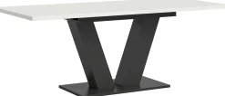 Xonox Esstisch Motion Emob - Ausziehbar 150-190x76x90 cm - Weiß/Grau