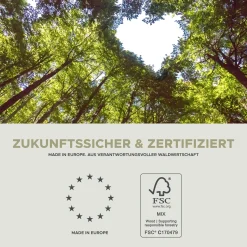 Xonox Esstisch Motion Emob - FSC-Spaanplatte - 150-190x76x90 cm