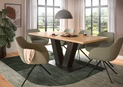 Xonox Esstisch Motion Emob – verstellbar 150-190x76x90 cm – Artisan/Grau