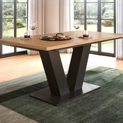 Xonox Esstisch Motion Emob – verstellbar 150-190x76x90 cm – Artisan/Grau