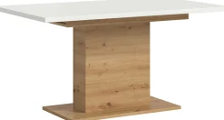 Xonox Esstisch Motion Emob - weiß/Artisan, 150-190x76x90 cm