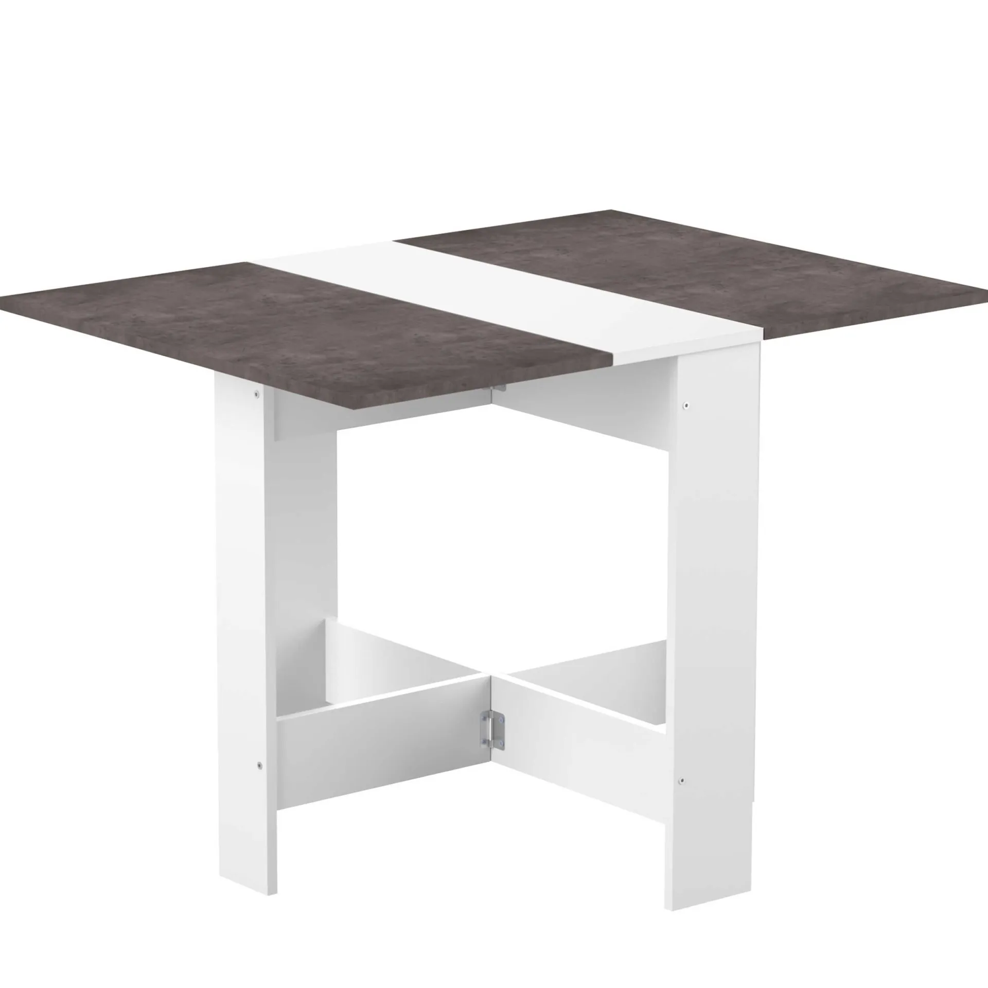 Symbiosis Esstisch Papillon 103 cm - weiß/Beton