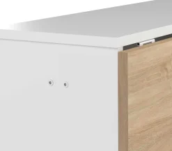 Symbiosis Esstisch Papillon 103 cm - weiß/Eiche