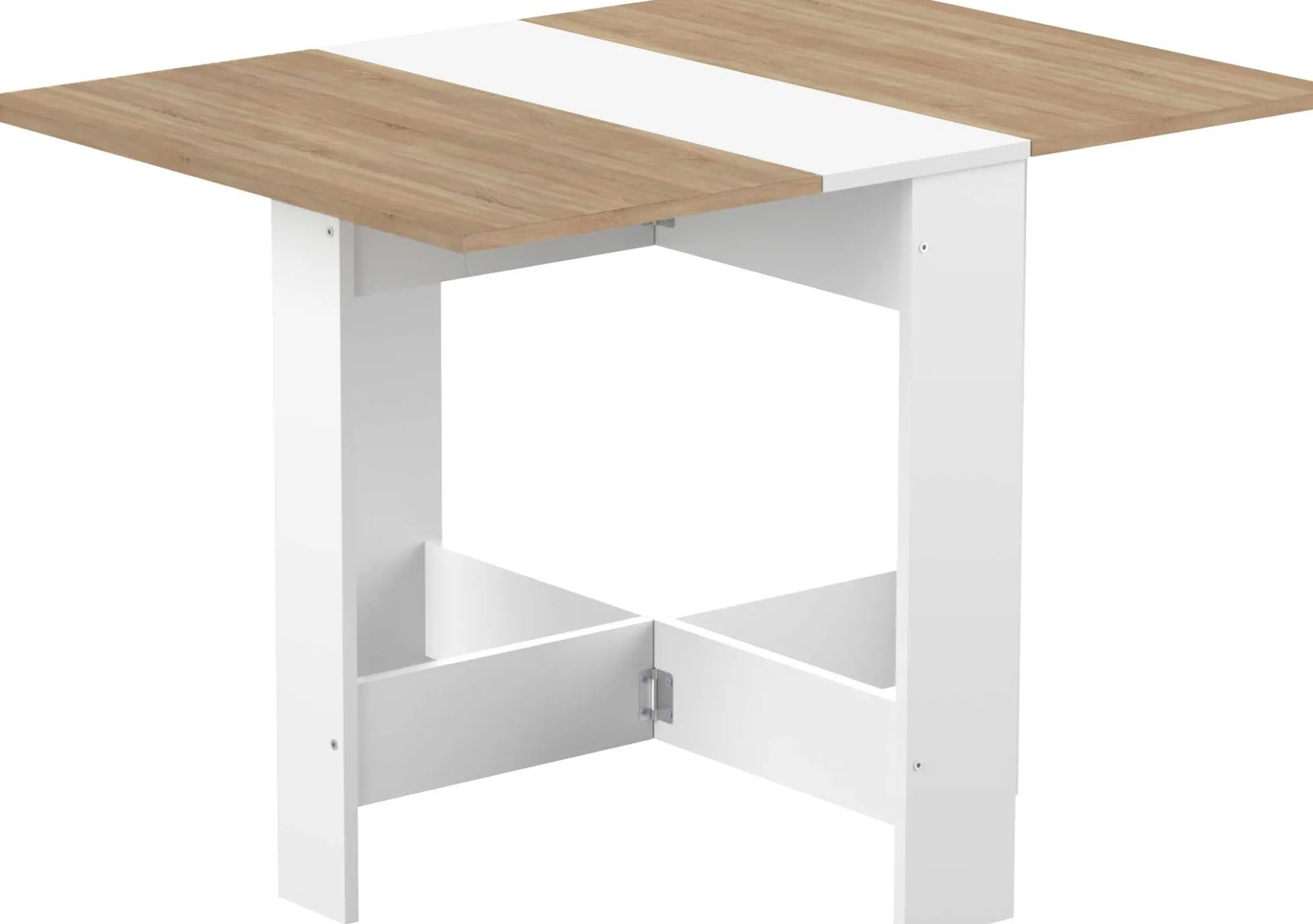 Symbiosis Esstisch Papillon 103 cm - weiß/Eiche