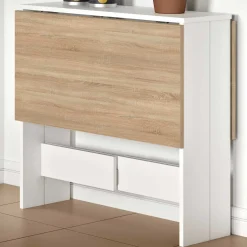 Symbiosis Esstisch Papillon 103 cm - weiß/Eiche