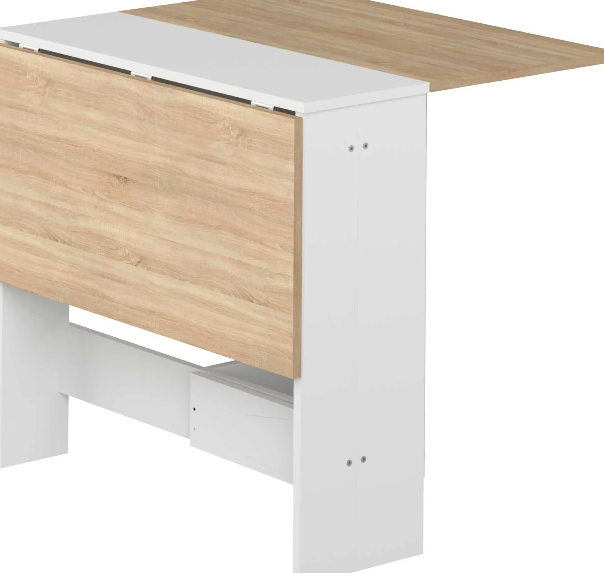 Symbiosis Esstisch Papillon 103 cm - weiß/Eiche