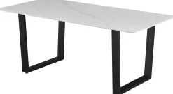 Rousseau Esstisch Poseidon - 180x90x75cm - gesinterter Stein - Marmor