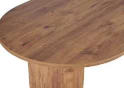 Emob Esstisch Sabella - 100% MELAMINE - Atlantik-Kiefer - 75 x 90 x 200 cm