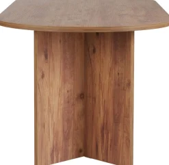Emob Esstisch Sabella - 100% MELAMINE - Atlantik-Kiefer - 75 x 90 x 200 cm