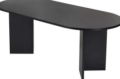 Emob Esstisch Sabella - 100% MELAMINE - Holz - 75 x 90 x 200 cm