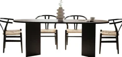 Emob Esstisch Sabella - 100% MELAMINE - Holz - 75 x 90 x 200 cm