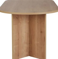 Emob Esstisch Sabella - 100% MELAMINE - Saphireiche - 75 x 90 x 200 cm