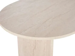 Emob Esstisch Sabella - 100% MELAMINE - Travertin - 75 x 90 x 200 cm