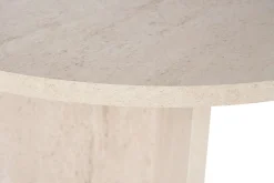 Emob Esstisch Sabella - 100% MELAMINE - Travertin - 75 x 90 x 200 cm