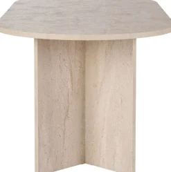 Emob Esstisch Sabella - 100% MELAMINE - Travertin - 75 x 90 x 200 cm