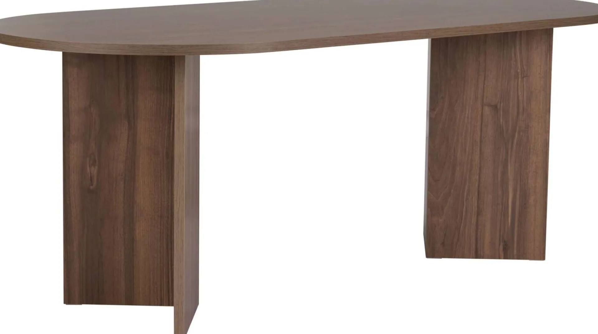 Emob Esstisch Sabella - 100% MELAMINE - Walnuss - 75 x 90 x 200 cm