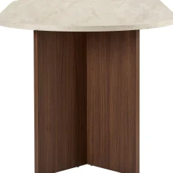 Emob Esstisch Sablin - 100% MELAMINE - Travertin - 75 x 90 x 180 cm
