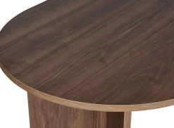Emob Esstisch Sablin - 100% MELAMINE - Walnuss - 75 x 90 x 180 cm