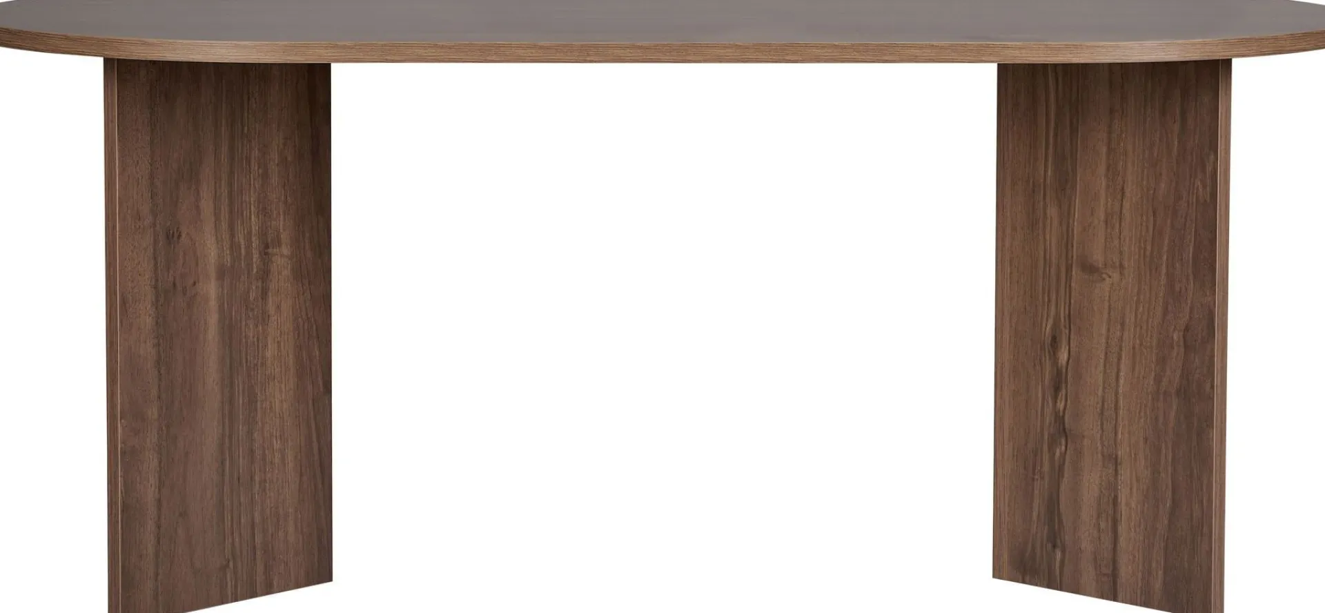Emob Esstisch Sablin - 100% MELAMINE - Walnuss - 75 x 90 x 180 cm