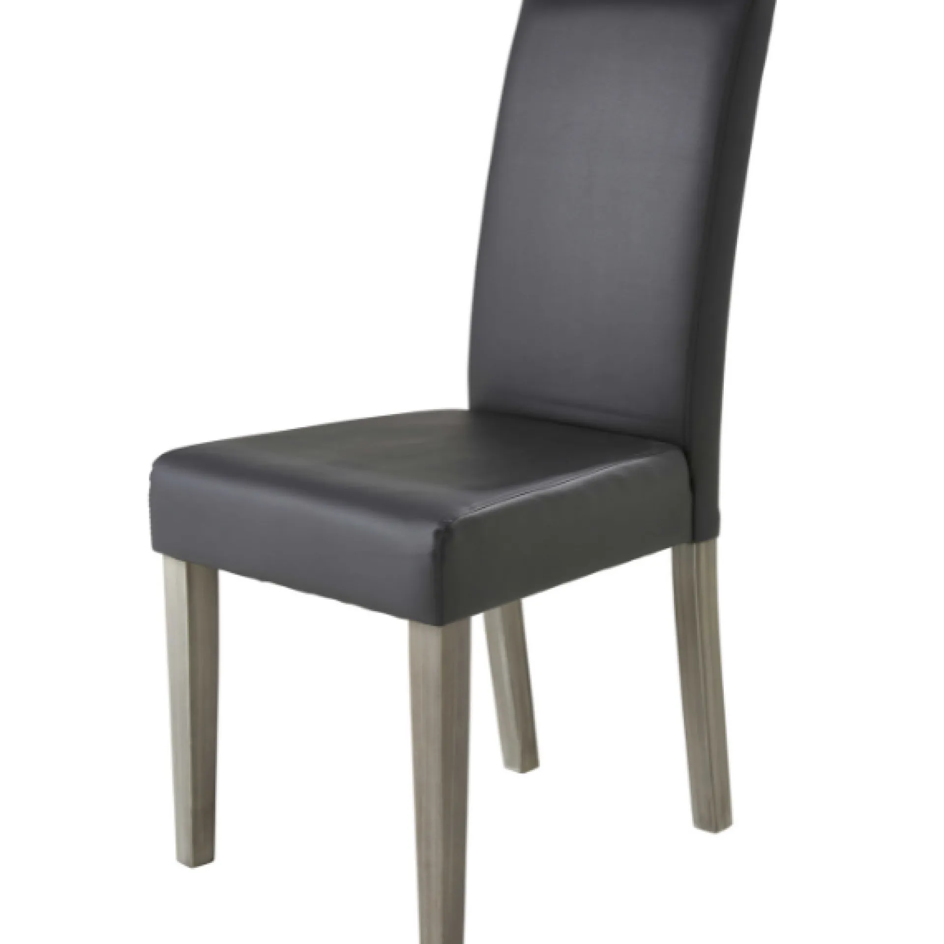CBA Esstischstuhl Nani - 58x45x95 cm - Dunkel/Polyurethan