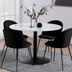 Emob Esstisch Tarro ø110cm - schwarz