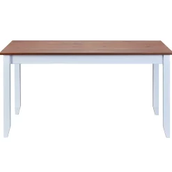 Interlink Esstisch Westerland 160x90cm - weiß/braun
