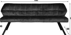 Emob Esszimmerbank Aster - 180x58x81cm -
