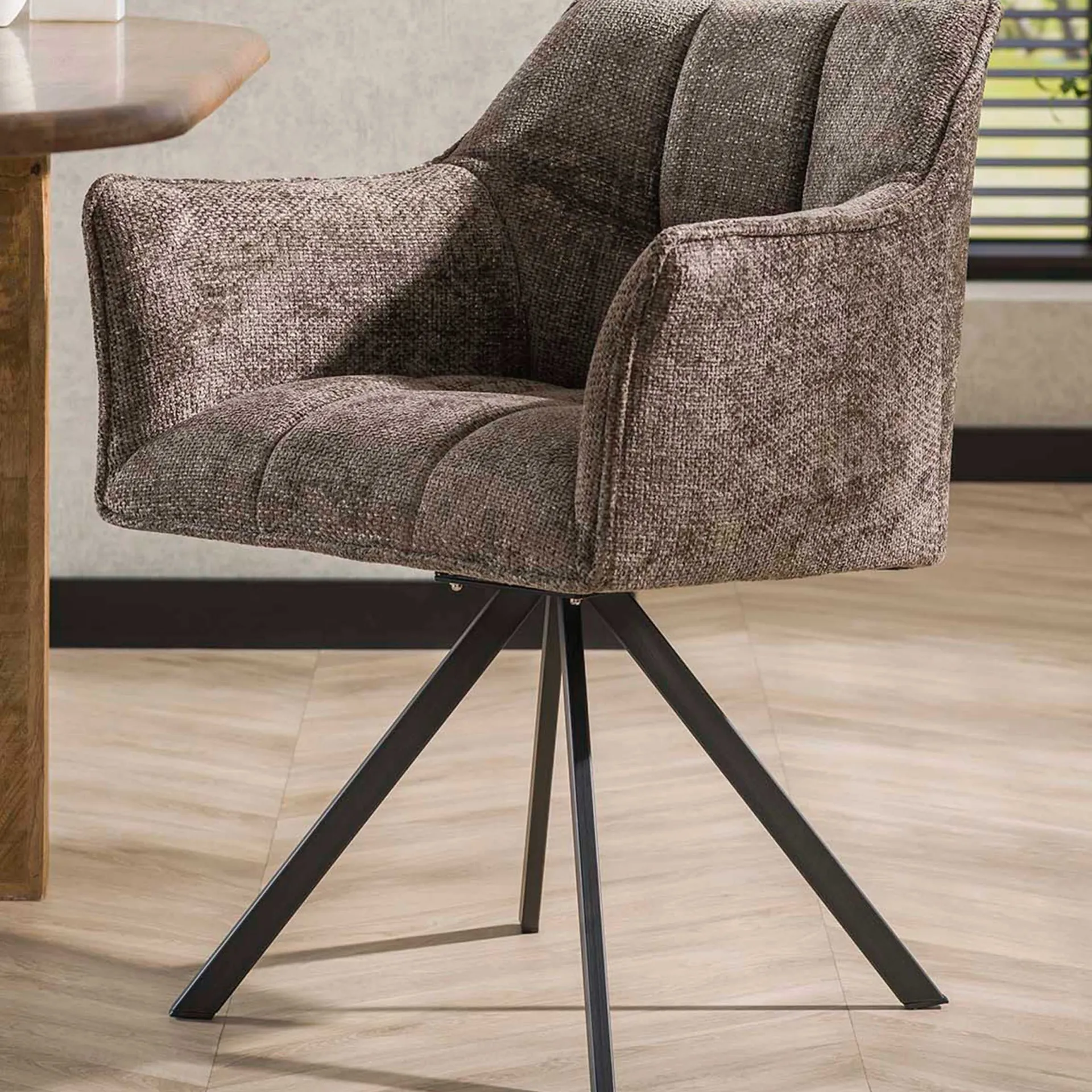 Emob Esszimmer-Drehstuhl Aster - 63x60x81cm -