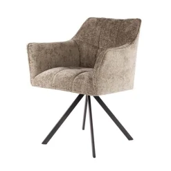 Emob Esszimmer-Drehstuhl Aster - 63x60x81cm - champagner