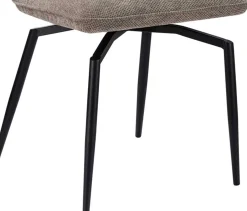 Rousseau Esszimmer-Drehstuhl Lara - 46x60x89cm - sand