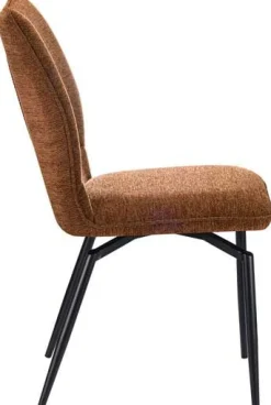 Rousseau Esszimmer-Drehstuhl Lara - 46x60x89cm - Rost