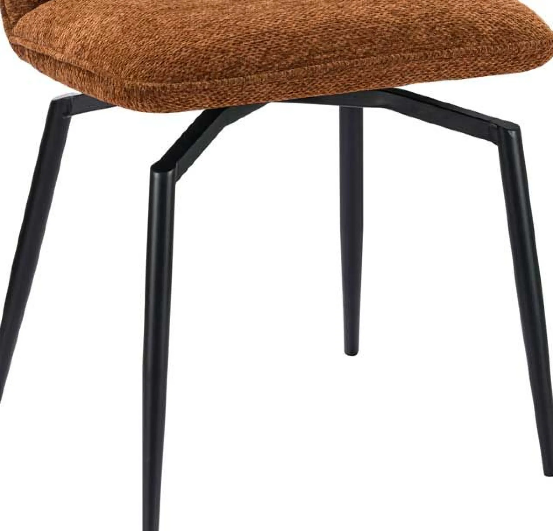 Rousseau Esszimmer-Drehstuhl Lara - 46x60x89cm - Rost