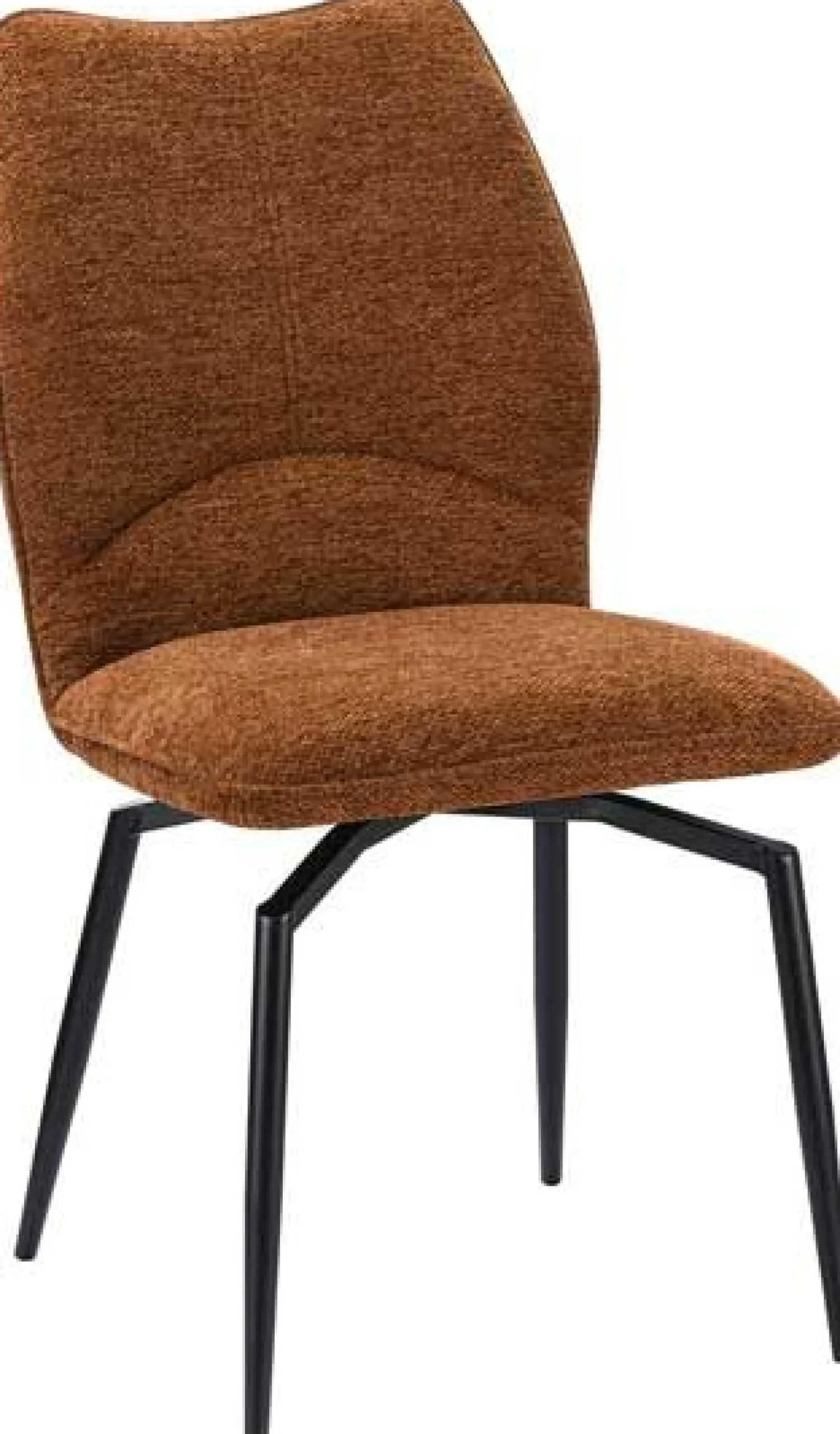 Rousseau Esszimmer-Drehstuhl Lara - 46x60x89cm - Rost