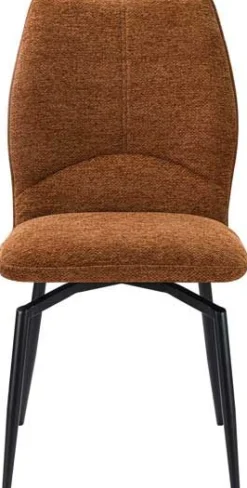Rousseau Esszimmer-Drehstuhl Lara - 46x60x89cm - Rost