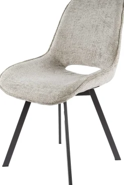 Emob Esszimmer-Drehstuhl Nuria - Chenille-Stoff sand