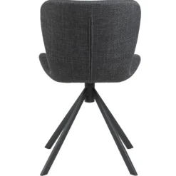 Emob Esszimmer-Drehstuhl Tilda stoff - /schwarz