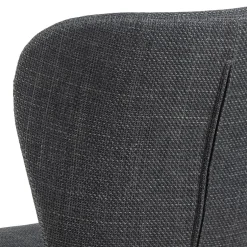 Emob Esszimmer-Drehstuhl Tilda stoff - /schwarz