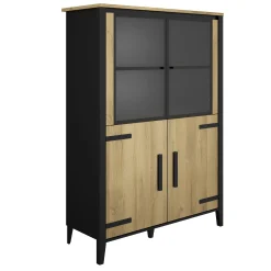Gautier - Gami Esszimmergarnitur Kork | Esstisch, Vitrine, Anrichte | Gold Oak Design