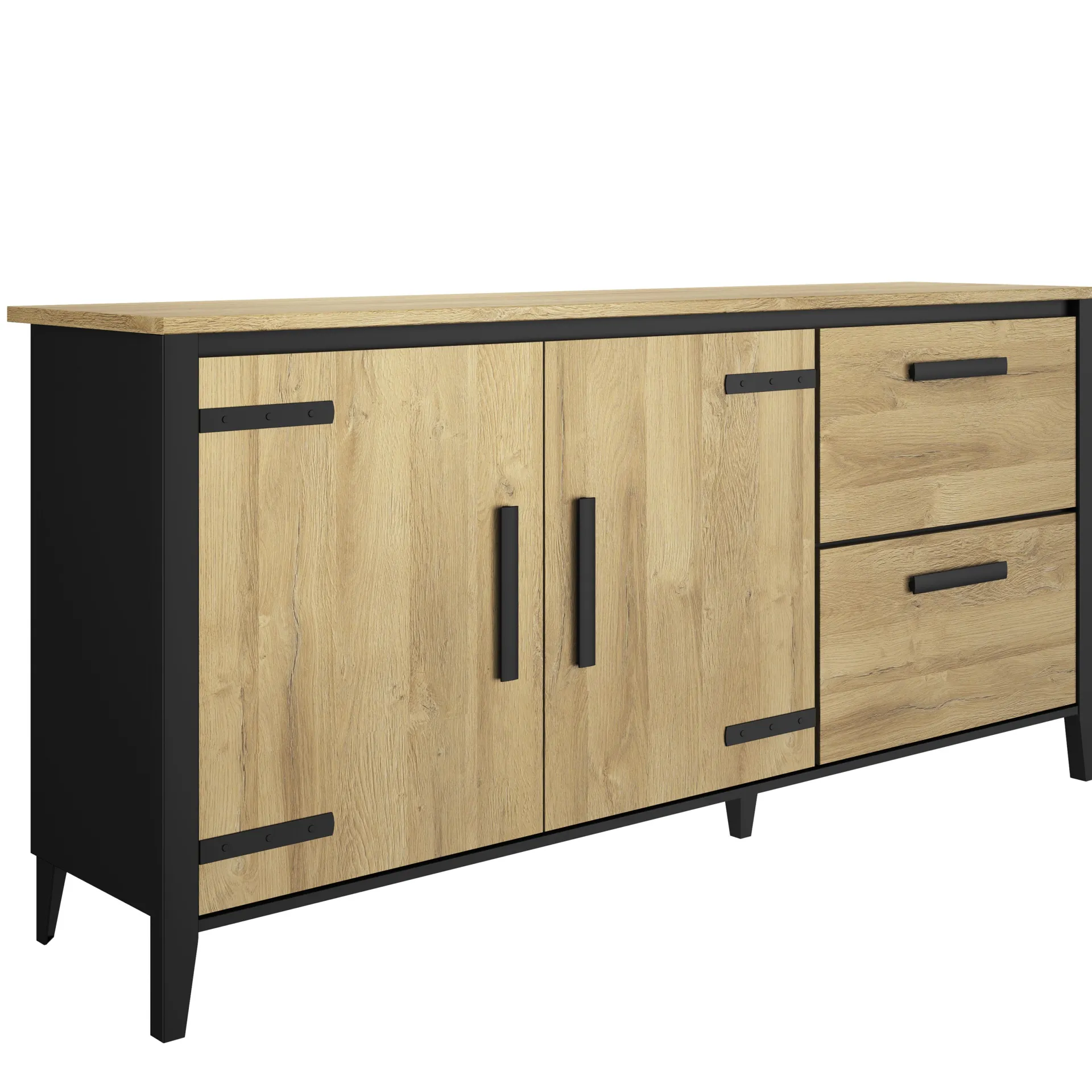Gautier - Gami Esszimmergarnitur Kork | Esstisch, Vitrine, Anrichte | Gold Oak Design