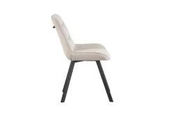 Rousseau Esszimmerstuhl Amalia | 53 x 61 x 87 cm | Sandfarbenes Design