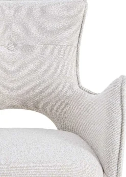 Rousseau Esszimmerstuhl Billy - 58x60x88cm - drehbar - ecru