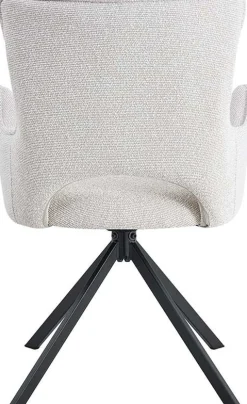 Rousseau Esszimmerstuhl Billy - 58x60x88cm - drehbar - ecru