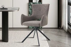 Rousseau Esszimmerstuhl Billy - 58x60x88cm - drehbar - sand