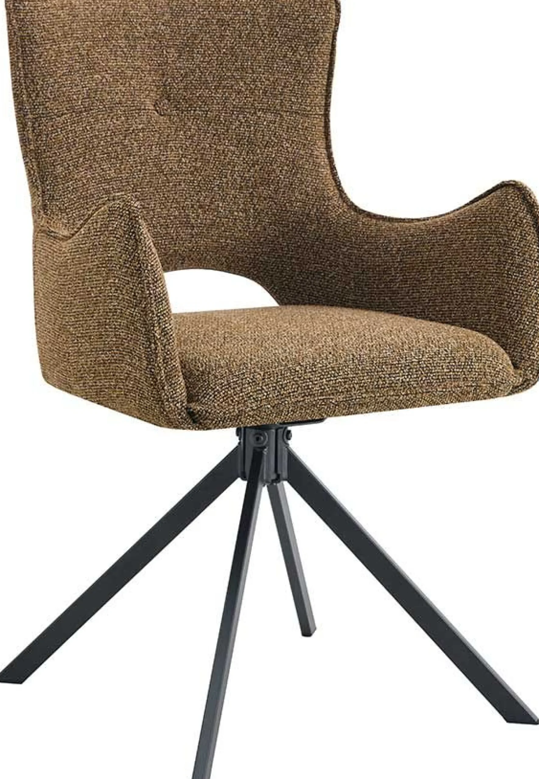 Rousseau Esszimmerstuhl Billy - 58x60x88cm - drehbar - Rost