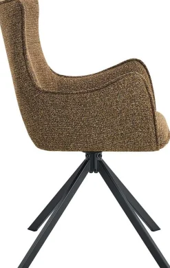 Rousseau Esszimmerstuhl Billy - 58x60x88cm - drehbar - Rost